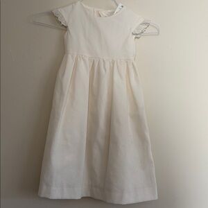 NWT Childrenchic White Textured Dress - Made Spain SZ4 communion baptism Easter